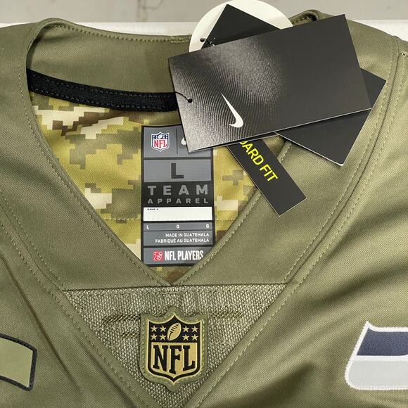 DK Metcalf Seattle Seahawks Nike Vapor Limited Salute to Service Jersey - Picture 8 of 8